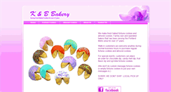 Desktop Screenshot of kbbakery.com