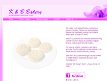 Tablet Screenshot of kbbakery.com
